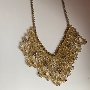 J. Crew gold decorated necklace